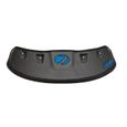 Dye i4/i5/Universal Wing Visor, schwarz / cyan
